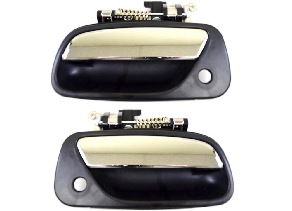 fits 1993 to 1998 Toyota T100 Exterior Door Handle Front Left and Right Chrome