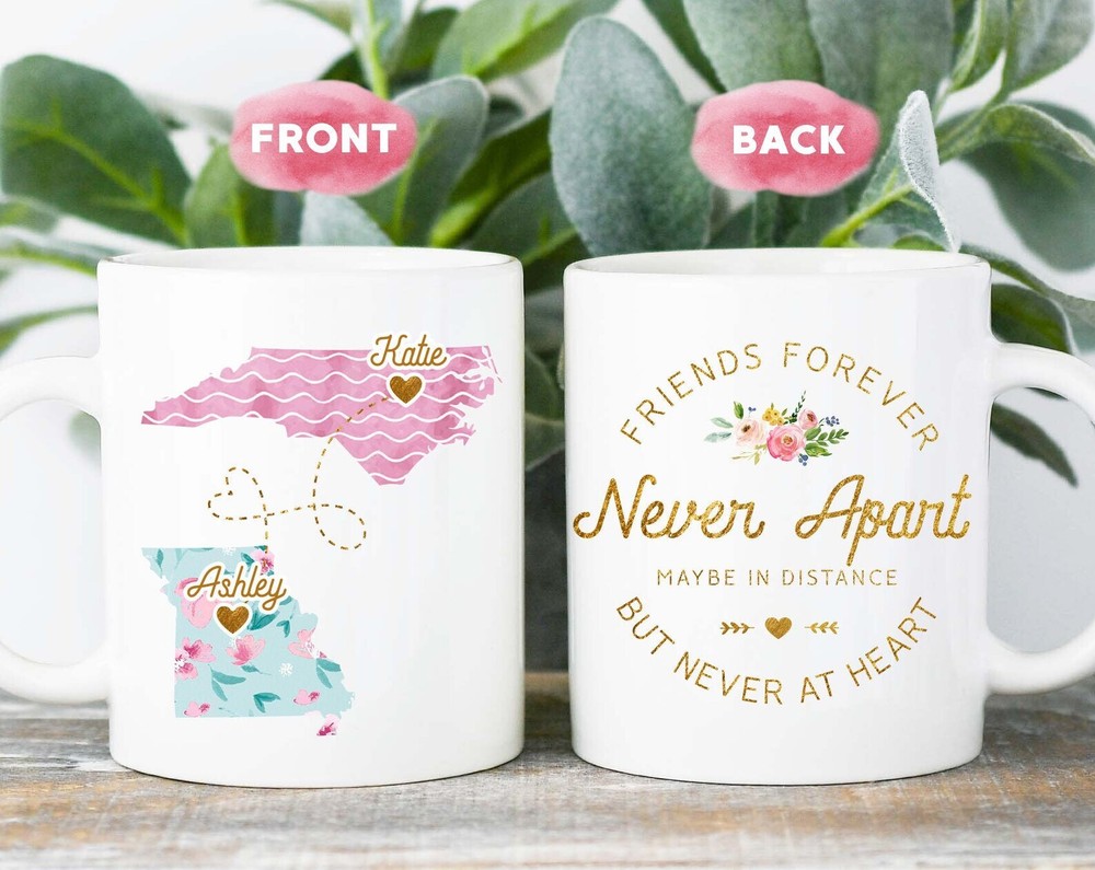 Long Distance Friendship Mug Best Friend Mug Going Away Gift For Friend Forever