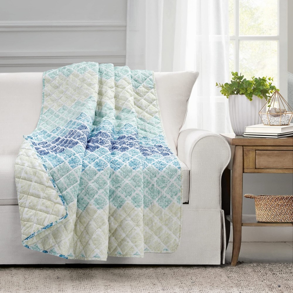 Medallion Ombre Throw Blanket, 60