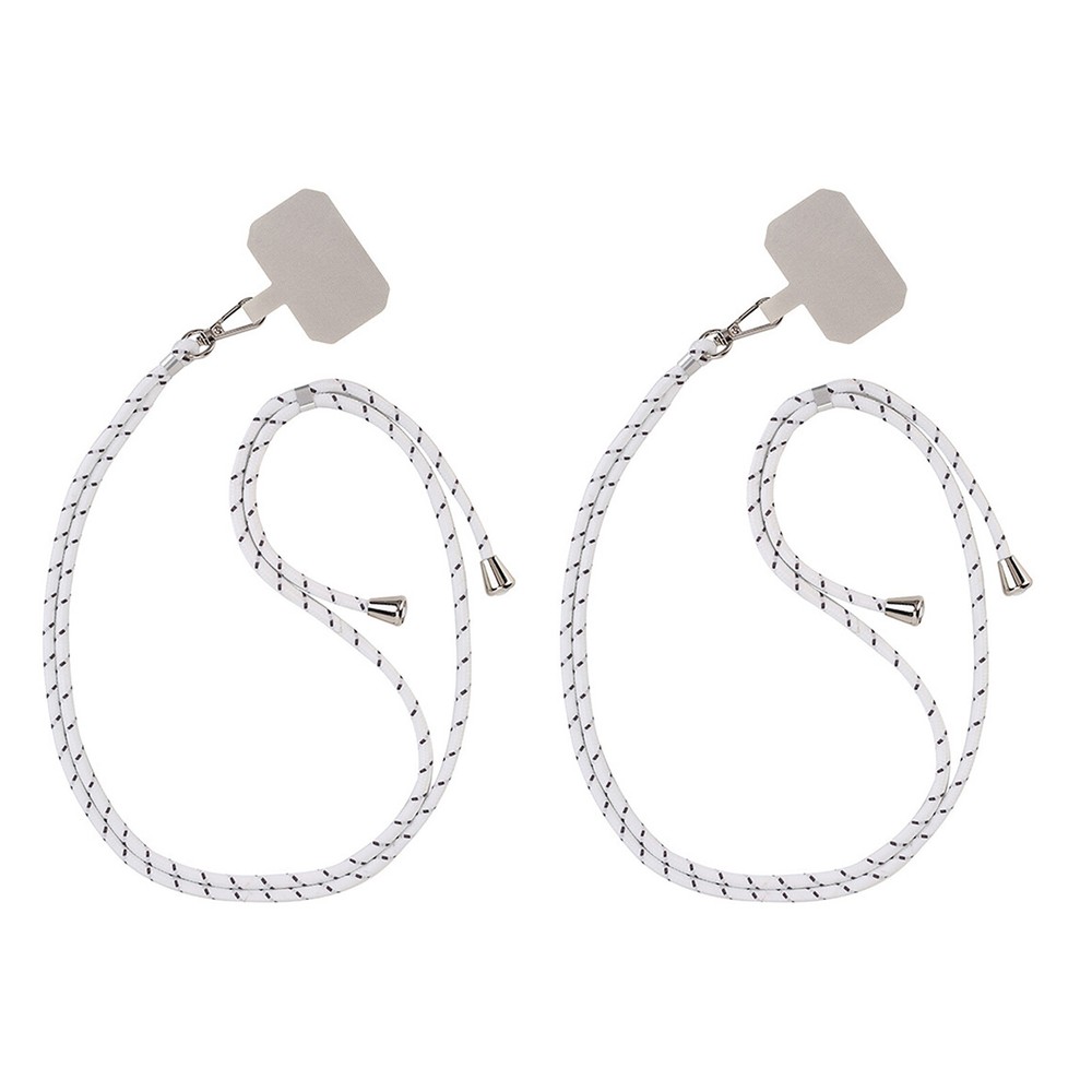 New2in1 Pack Universal Phone Lanyard Case Cover Holder Sling Necklace Strap Cord