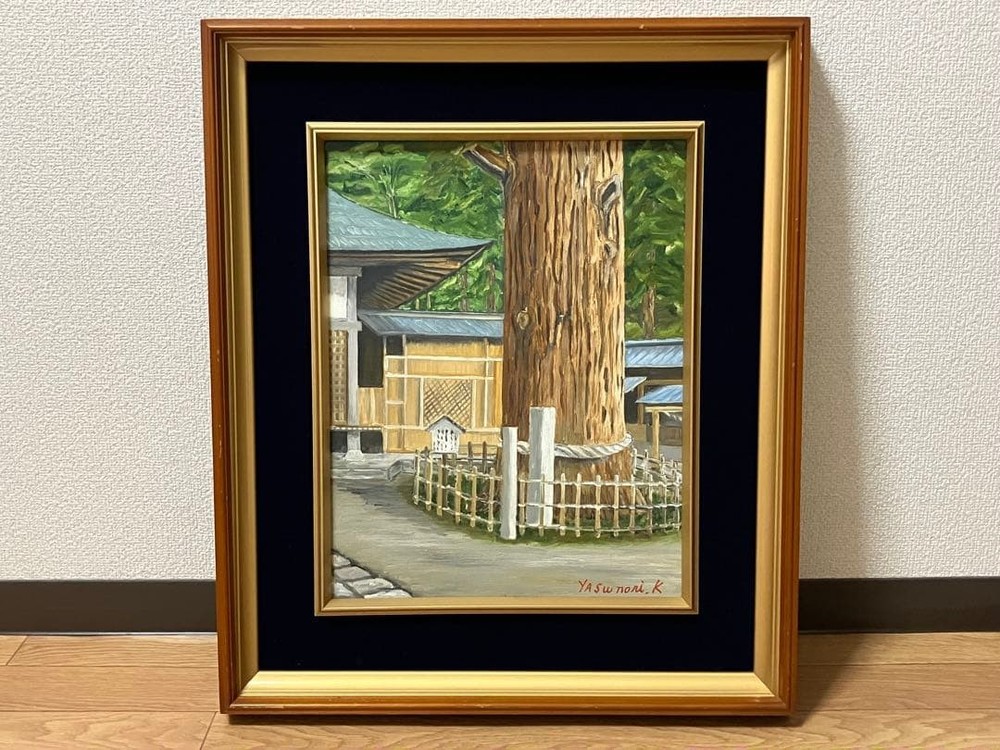 Yasunori Kozono Hie Shrine Large Cedar Painting Landscape Painting Japanese