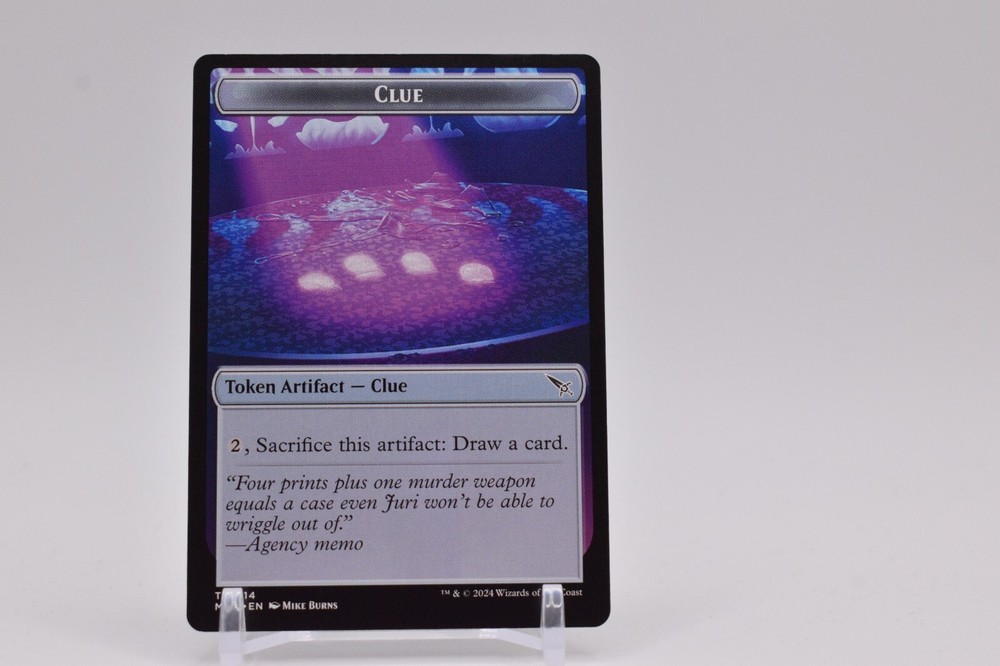 MTG-NM-Murders at Karlov Manor-Clue (0014)   A 0041 Double-Sided Token-14/41