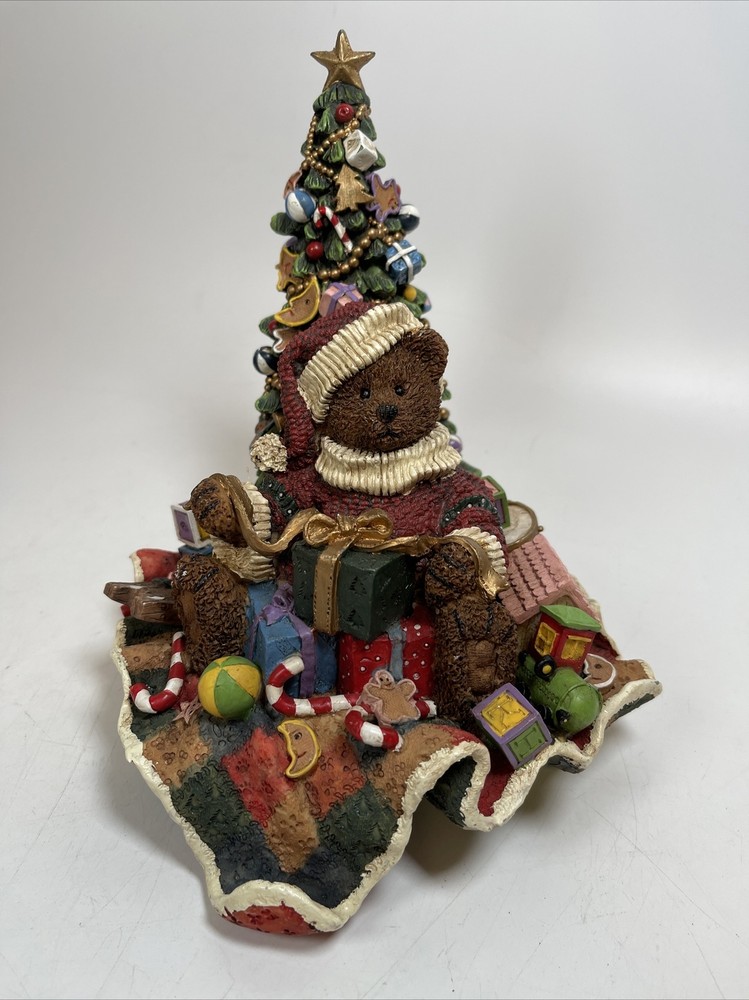 Grandeur Noel Christmas Bear Stocking Holder -missing Rocking Horse