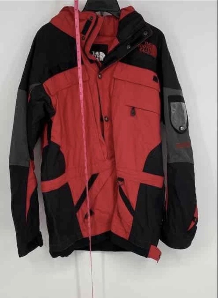 The North Face Mens Multicolor Extreme Gear Long Sleeve Hooded Ski Jacket Size L