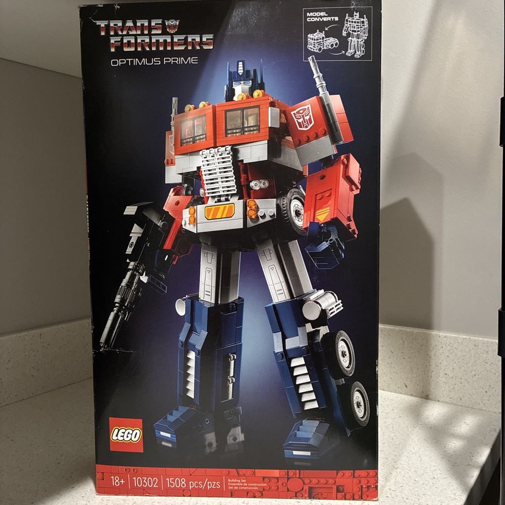 LEGO Transformers Optimus Prime Building Set #10302 New Sealed NIB With Ware.
