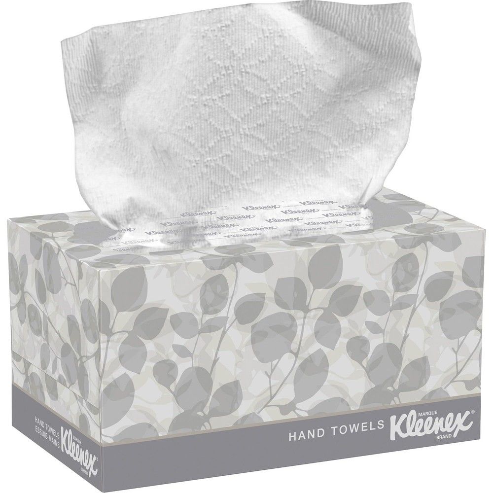 KLEENEX Pop-Up Box Hand Towels 9x10.5 Inches 120 Count Soft Absorbent Paper Towels