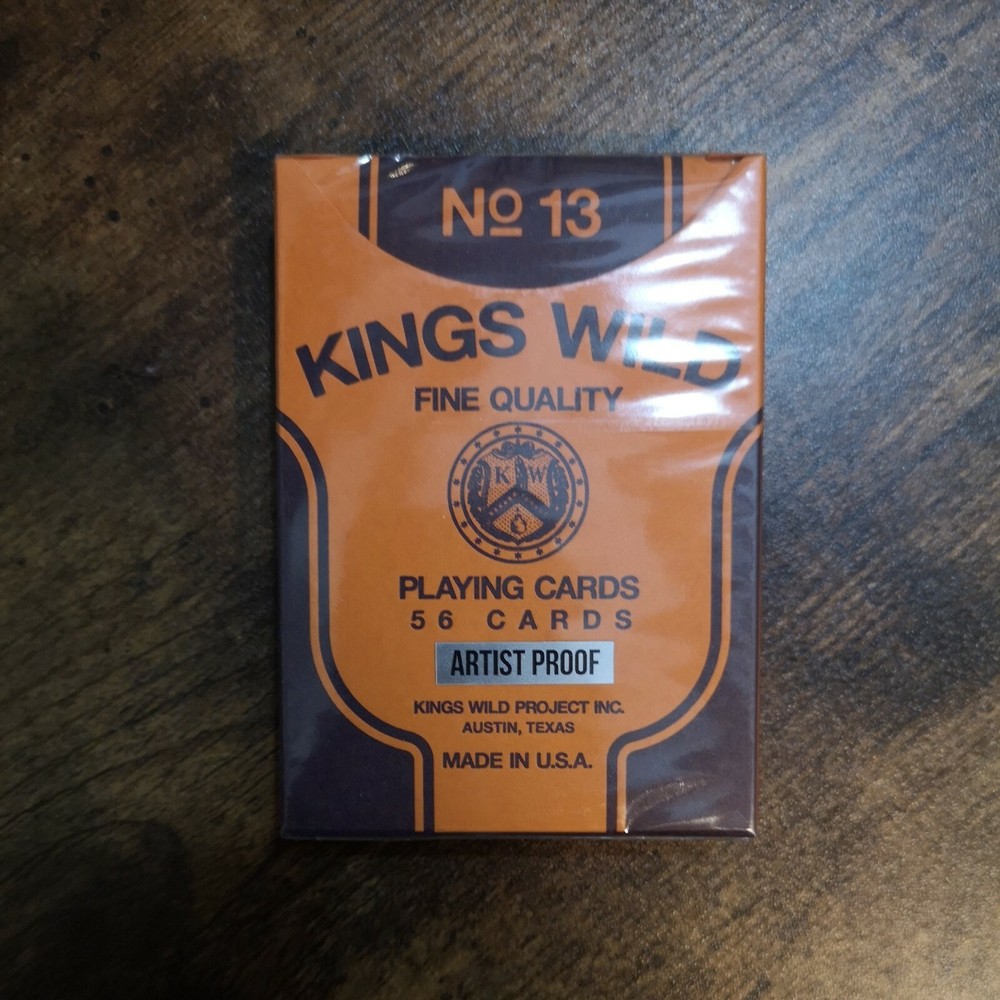 Back to School Crayon Playing Cards LTD Artist Proof Kings Wild Shorts Rare Deck-image