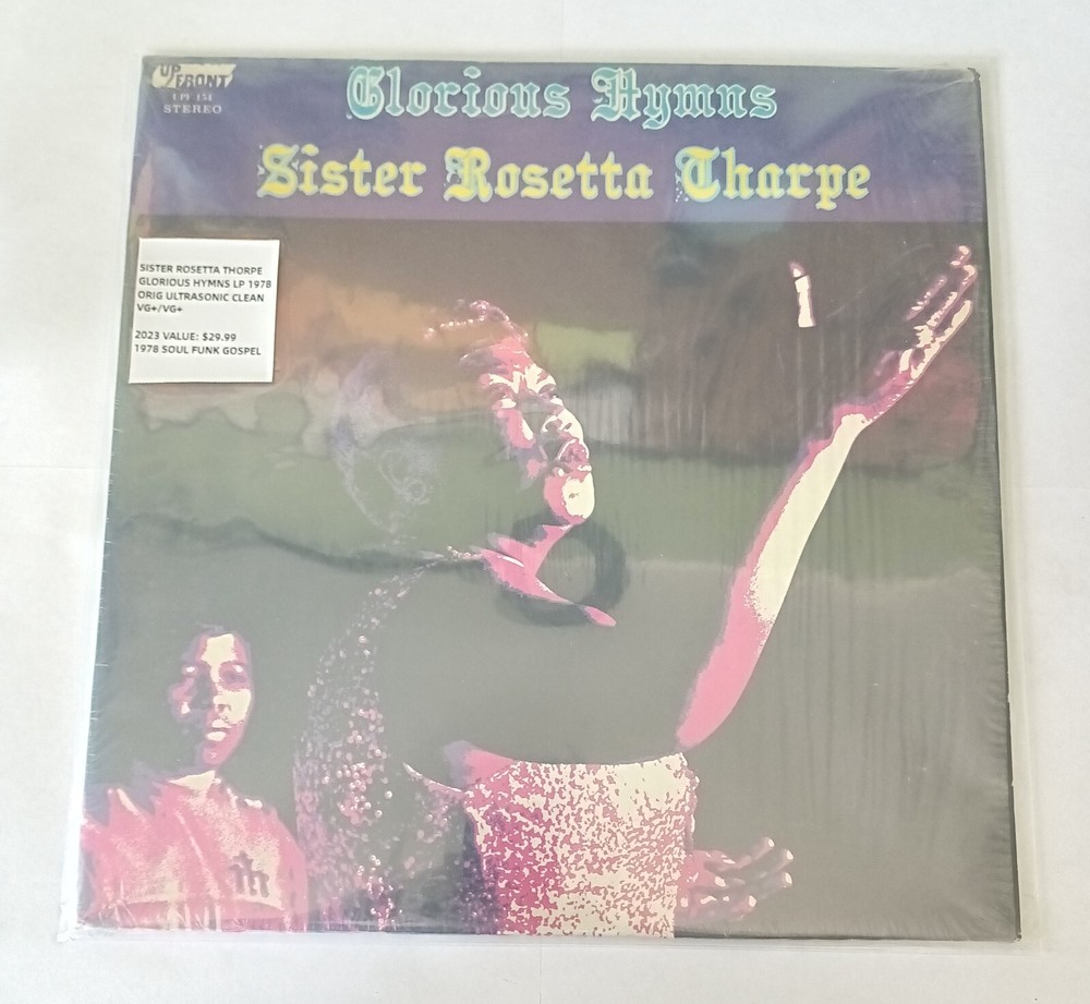 Sister Rosetta Tharpe Glorious Hymns 1978 Original LP Ultrasonic Clean VG+ VG+