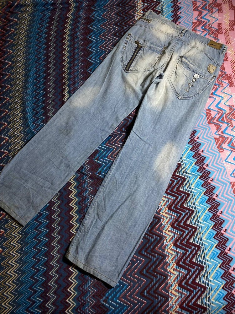 Y2K Baggy JNCO Vintage Japanese Denim Jeans Avant-Garde Style