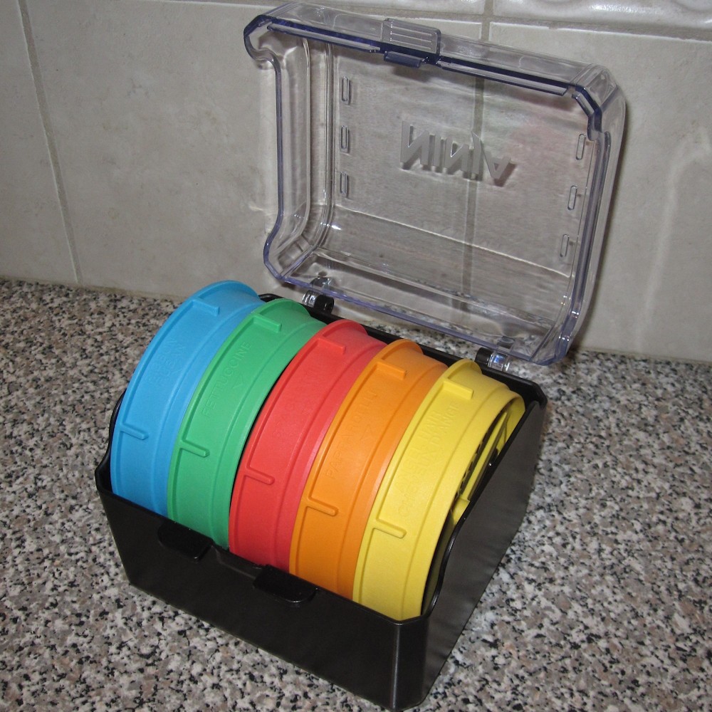 EUC ***NINJA 5 DISC PASTA SET*** Foodi Precision Processor Auto Spiralizer Food