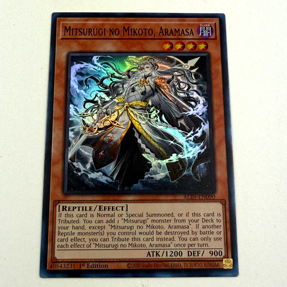 Mitsurugi no Mikoto, Aramasa ALIN-EN090 Alliance Insight 1st Edition