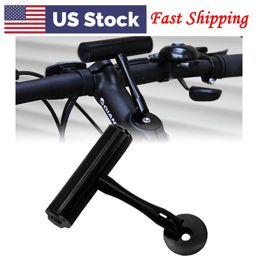 MTB Cycling Bike Light Handle Bar Extender Mount Lamp Bracket Holder Bicycle US
