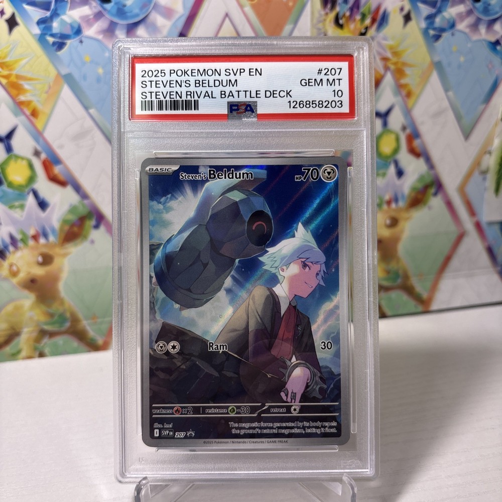 PSA 10 Steven's Beldum 207 Sv: Scarlet & Violet Black Star Promo ENGLISH LOW POP