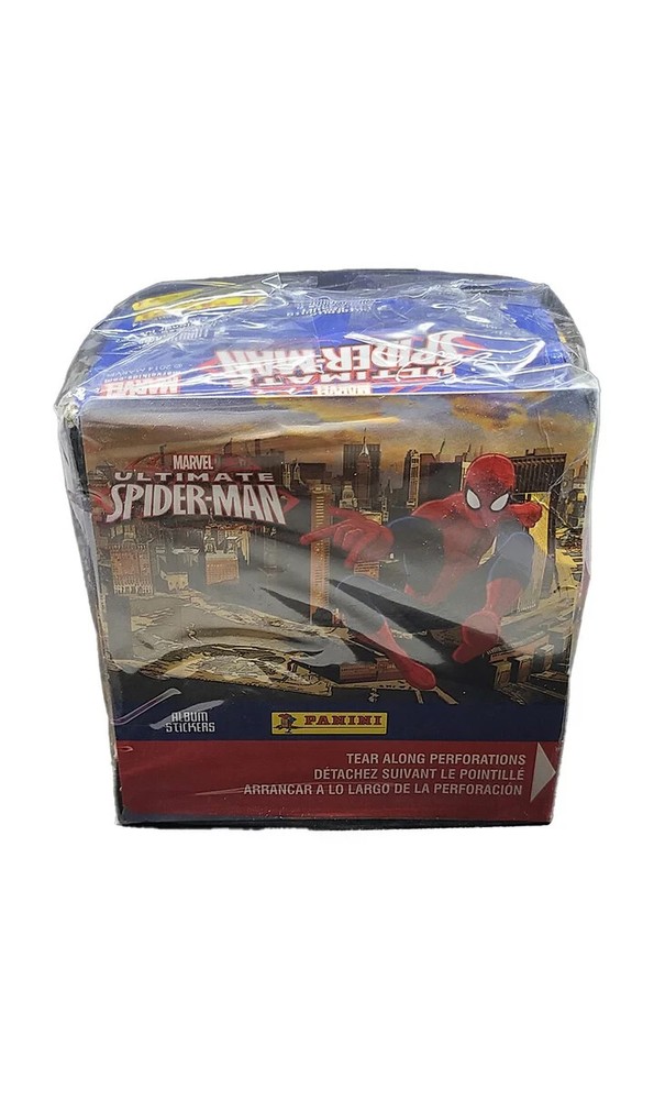 2014 Marvel Ultimate Spider-Man Panini Sticker Sealed Box 50-Packs