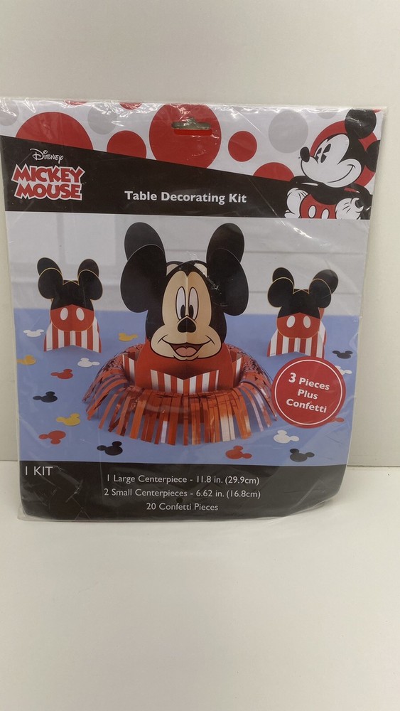 Disney Mickey Mouse Table Decorating Kit New