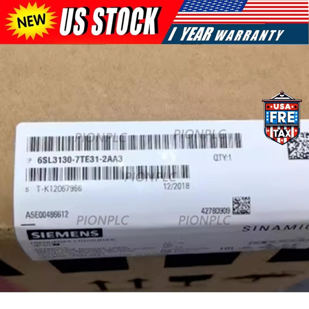 NEW Siemens 6SL3130-7TE31-2AA3 6SL31307TE312AA3