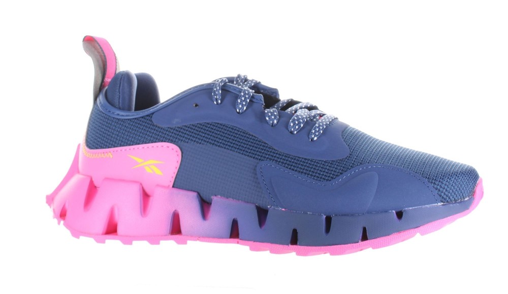 Reebok Womens Zig Dynamica Blue Running Shoes Size 8 (7769990)