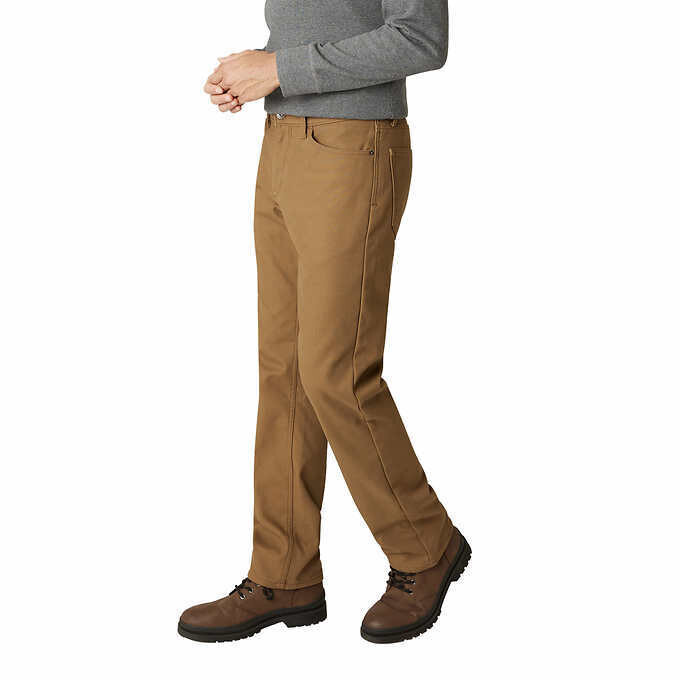 Weatherproof Vintage Men’s Fleece Lined Pant  Brown, Gray
