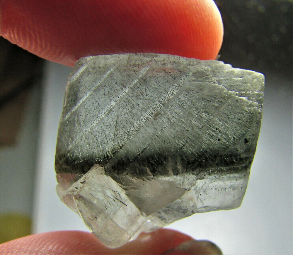 52 ct. Golden Rutilated Smoky Calcite EXTREMELY RARE