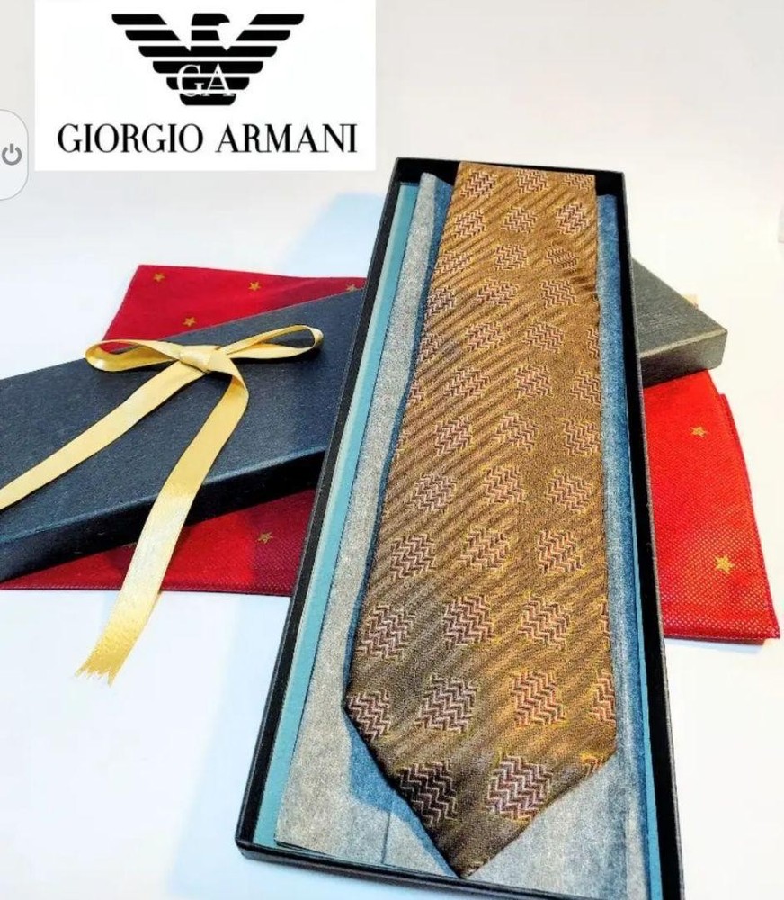 Armani Giorgio Silk Tie for Formal Suits 5-4 Collection