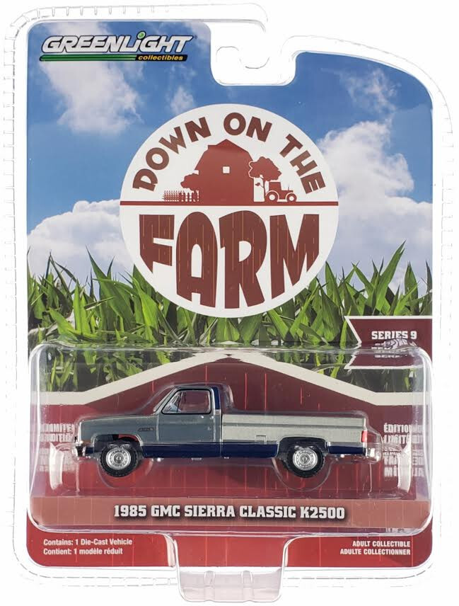 Raw Metal Chase 1985 GMC SIERRA CLASSIC K2500 PICKUP 1/64 BY GREENLIGHT 48090 D