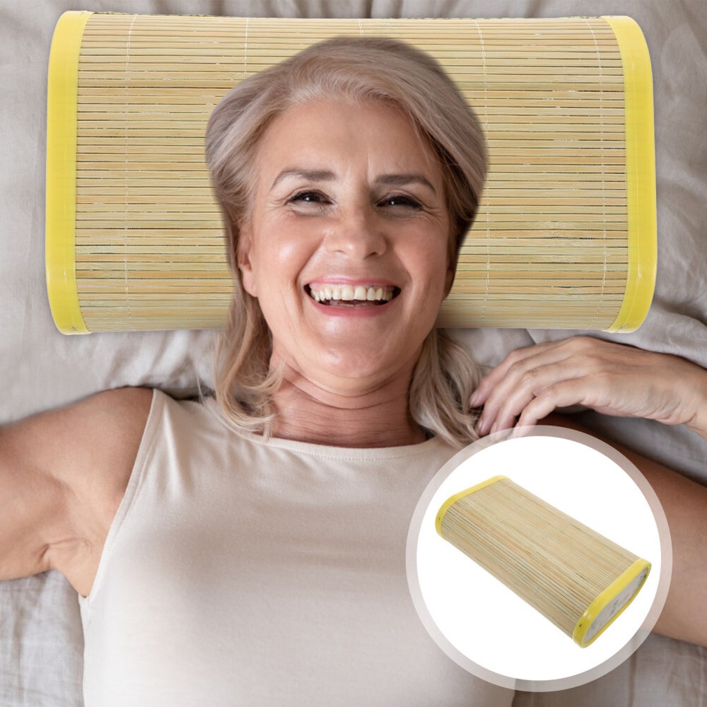 Breathable Bamboo Sauna Pillow for Steam Room Comfort
