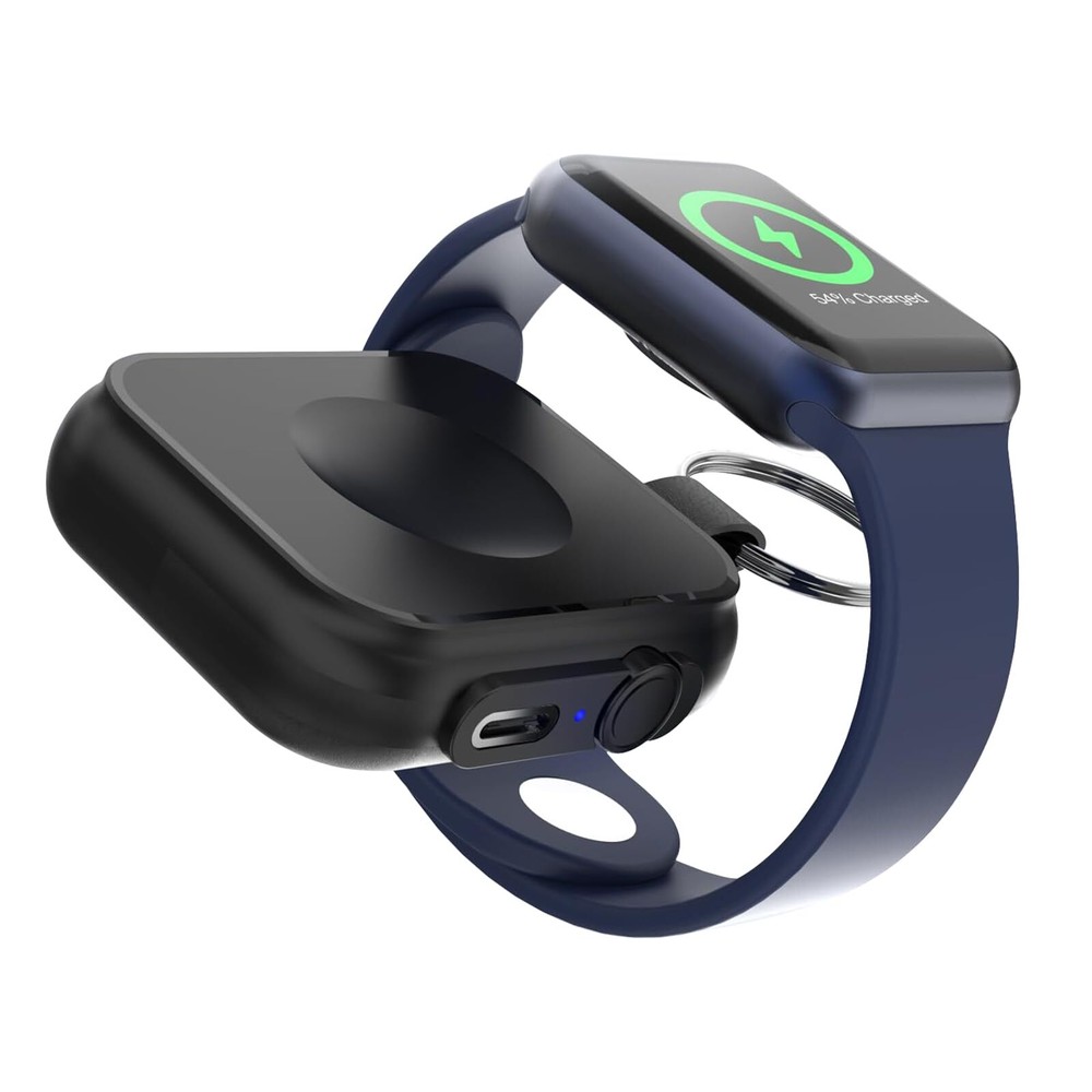 PEAPOLET Portable Charger for Apple Watch Charger 1200mAH Key Chain Watch Charge