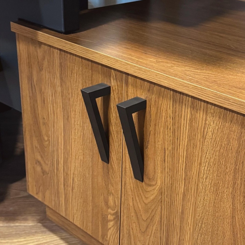 Unique Geometric Triangle Drawer Pulls with Square Screw Handle Design