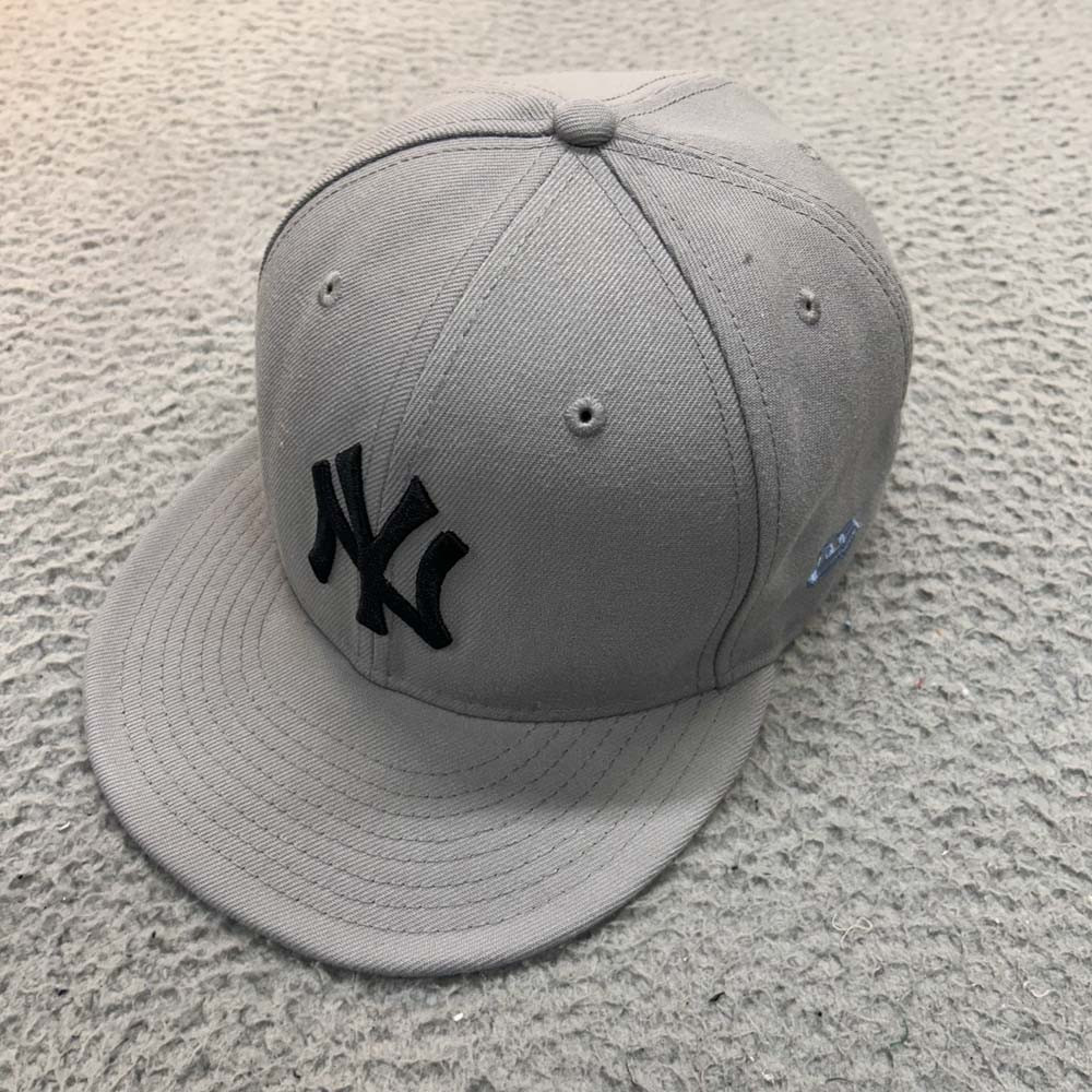 New York Yankees Hat Cap Mens  7 ¬Ω New Era 100th Anniversary Cooperstown