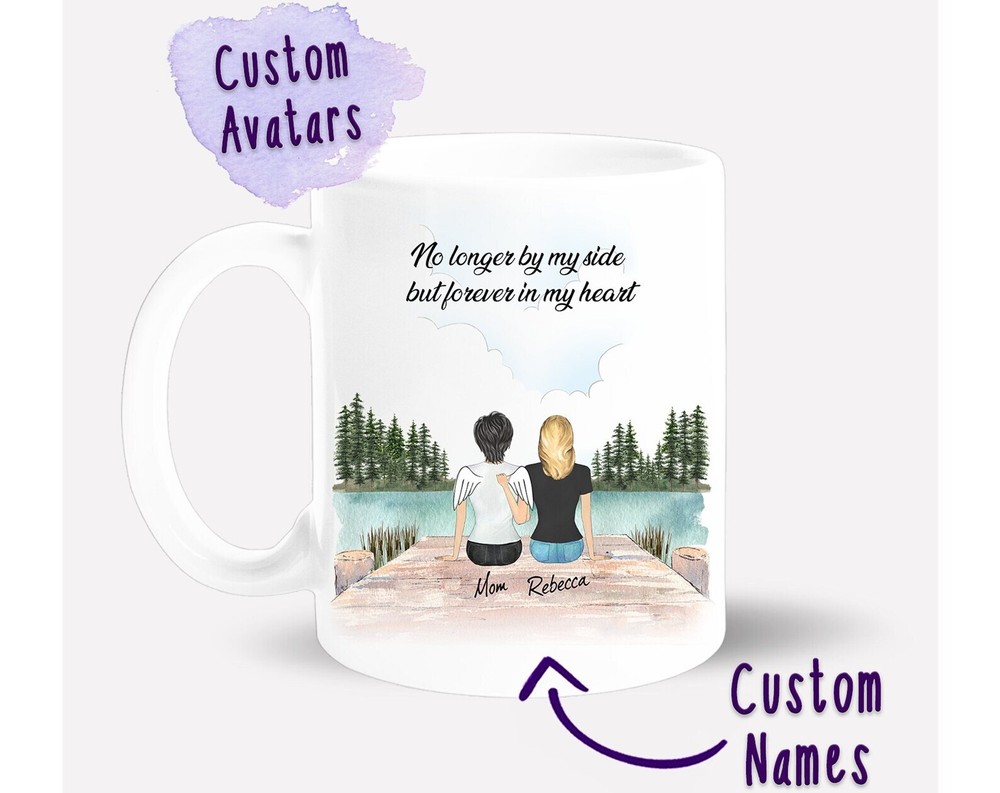 Sympathy Mug in Memory of a Beloved Mother Memorial Gift