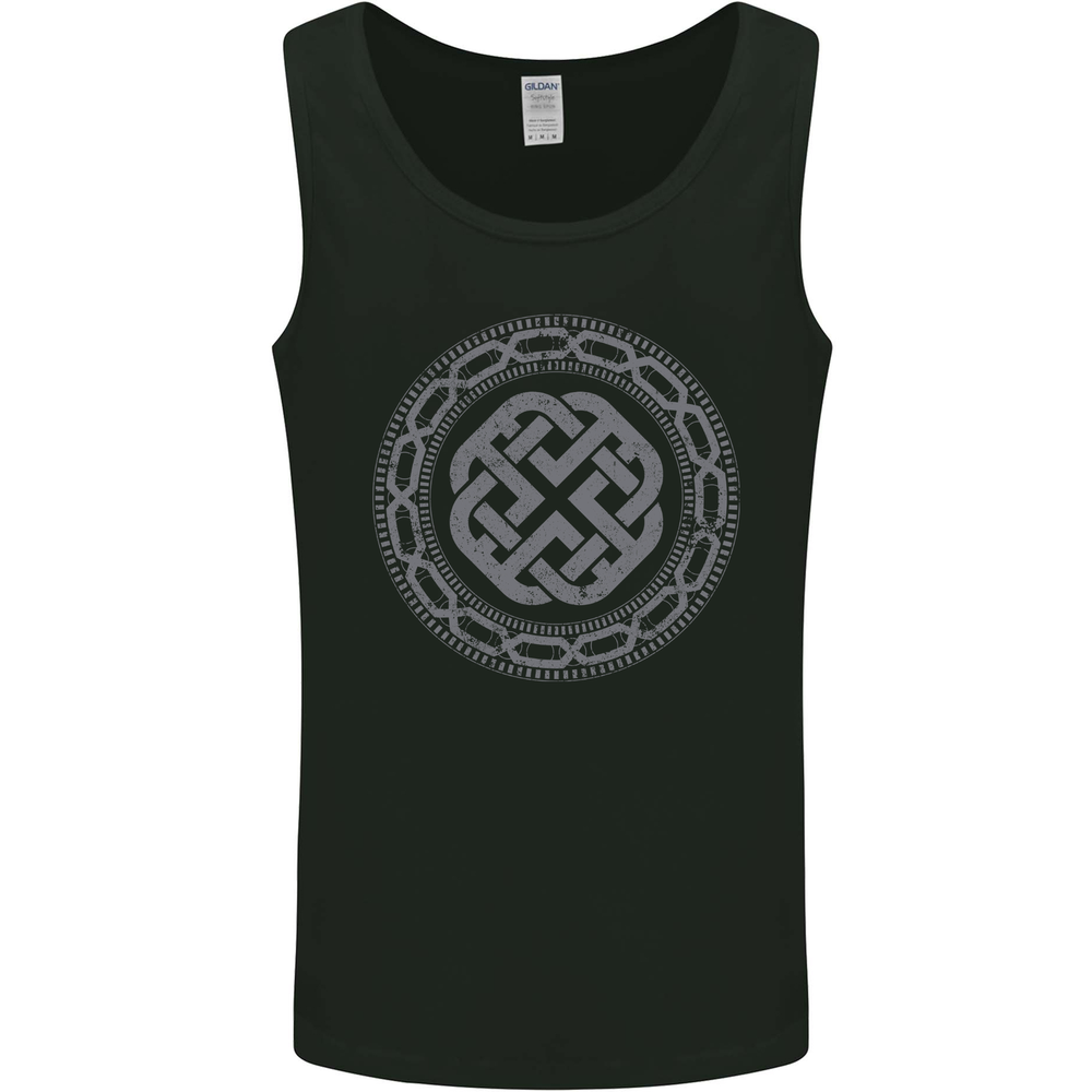 Viking Symbol Norse Mythology Grey Gym Mens Vest Tank Top