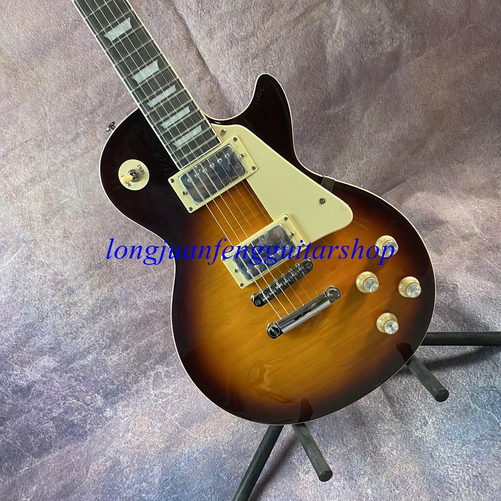 SUNBURST LP Electric Guitar HH pickup FAST shipping Limited time special offer-image