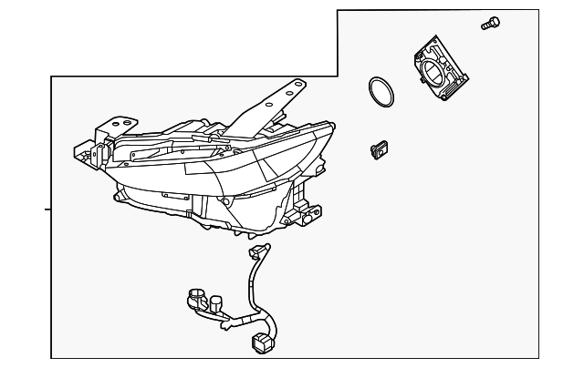 Genuine Mazda DGJ1-51-030B Composite Assembly Replacement Part