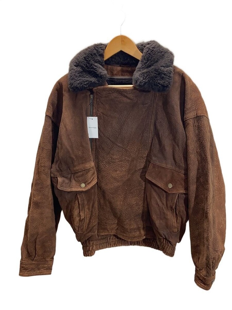 Leather Jacket Blouson/40/Leather/Brw 3404
