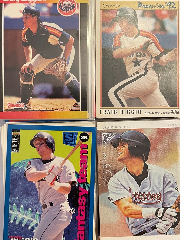 Craig Biggio. Baseball Cards ***You Pick*** Astros HOF. Revised 11/21