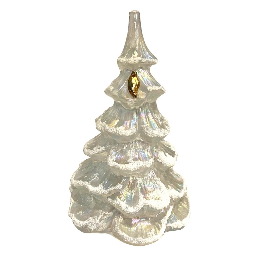 Fenton Glass Christmas Tree Lg 6.5