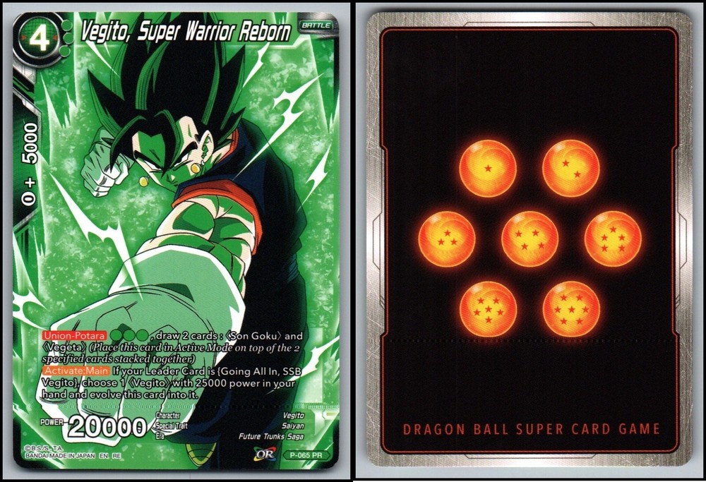 Vegito, Super Warrior Reborn P-065 Common Mythic Booster DBS