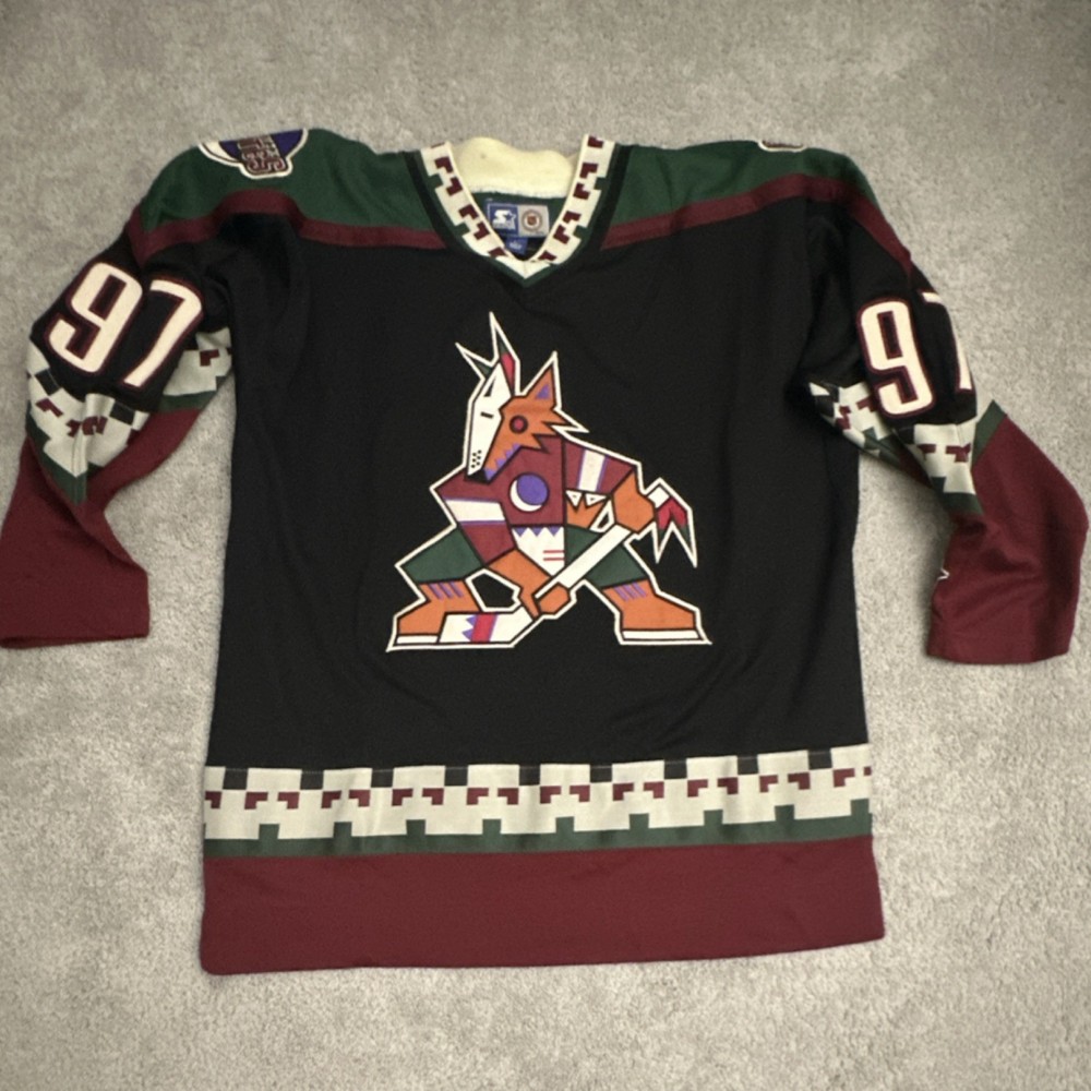 Vintage 90s Starter Phoenix Coyotes Jeremy Roenick #97 NHL Jersey, Size XL