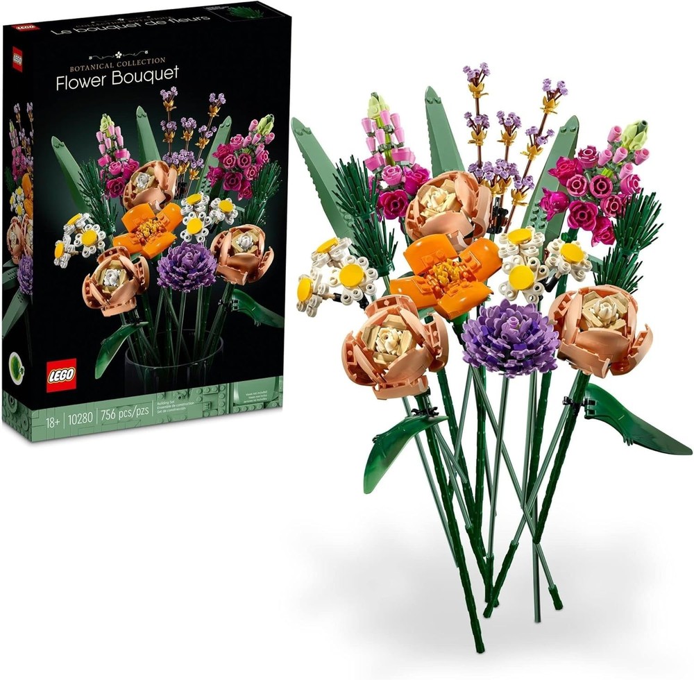 LEGO Icons Flower Bouquet Botanical Collection Building Set for Adults - 10280