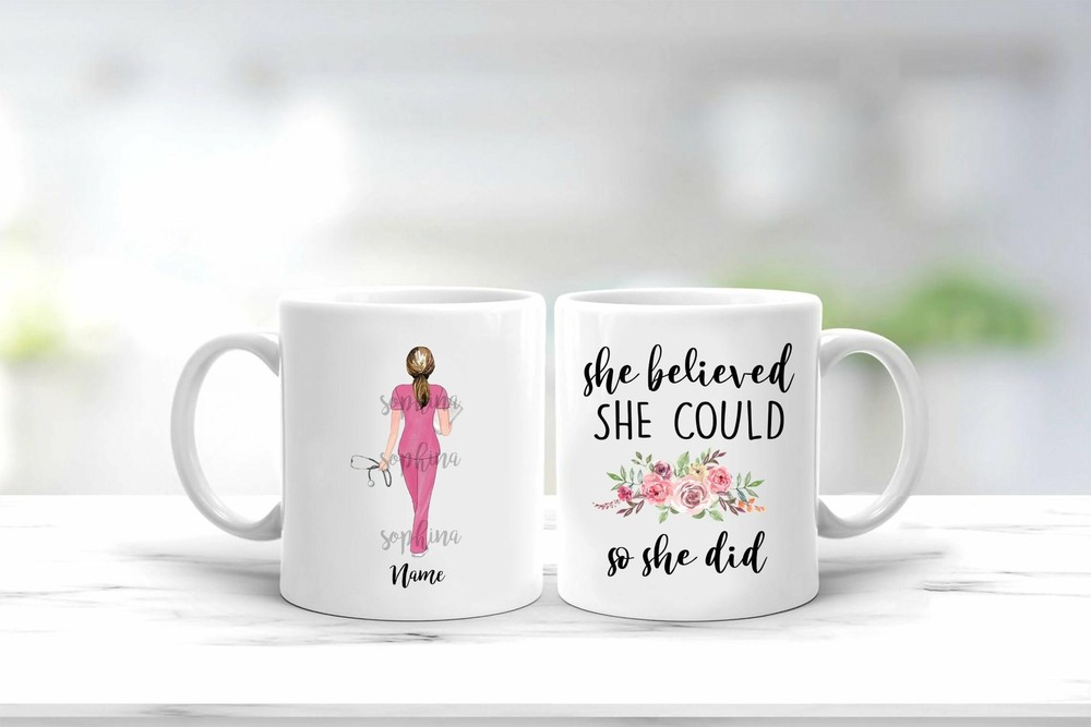 Personalized Nurse Graduation Gift Future Nurse Gift She Believed She Could So