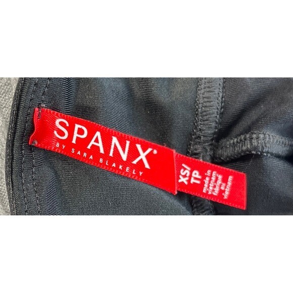Spanx Faux Leather Moto Leggings High Waist Sculpting Skinny Gym Wear for Women XS