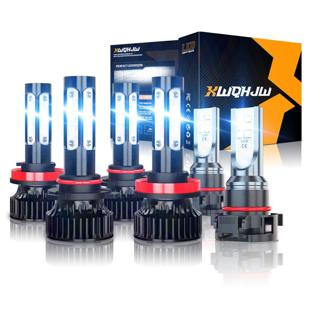 For Chevy Colorado 2015-2022 Car LED Headlight High Low Beam Fog Light Bulbs