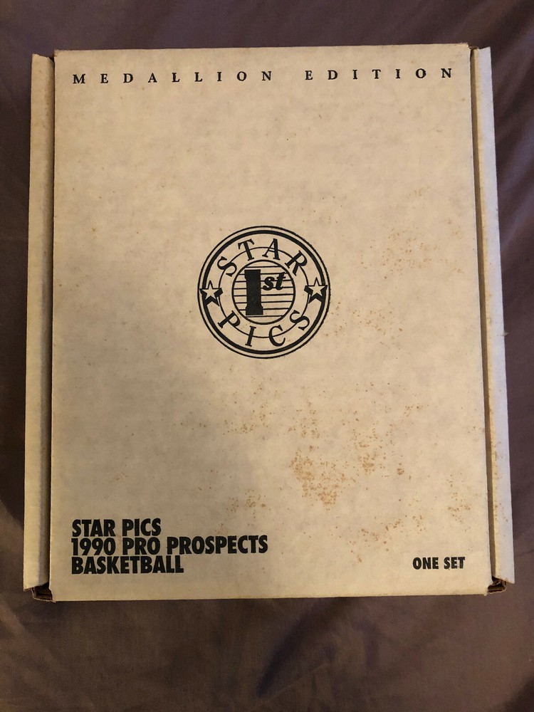 1990 Star Pics Pro Prospect Basketball Medallion Edition 5487 of 25000 Sealed
