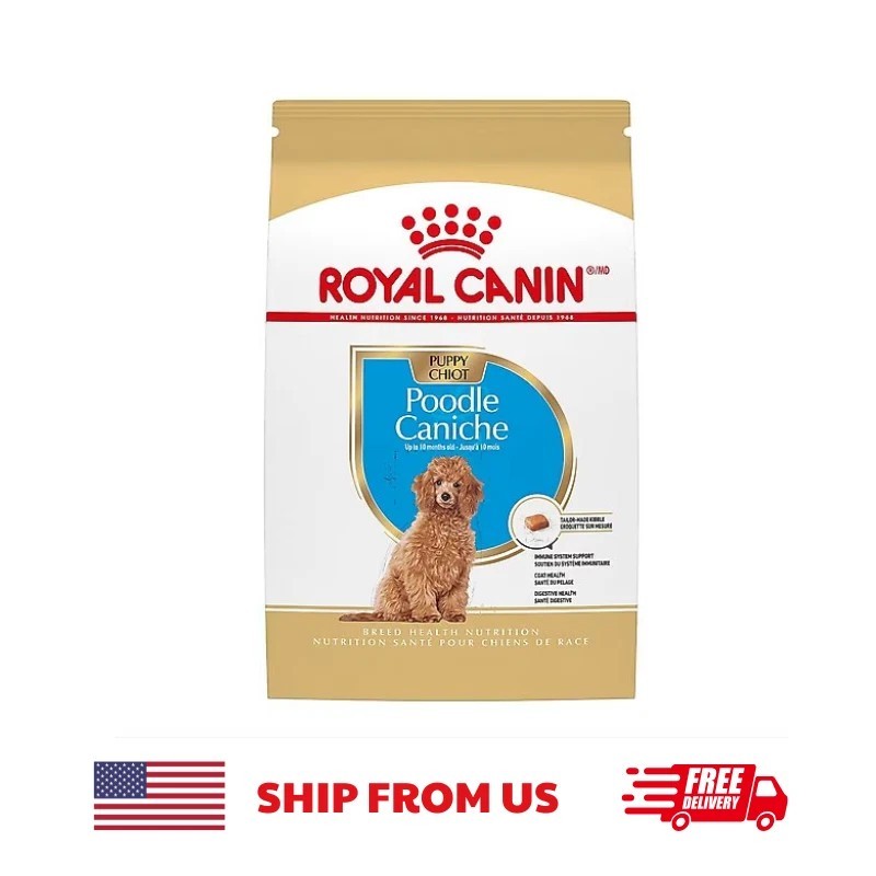 Royal Canin Poodle Puppy Dry Dog Food for Breed-Specific Nutrition 2.5 lb Bag  