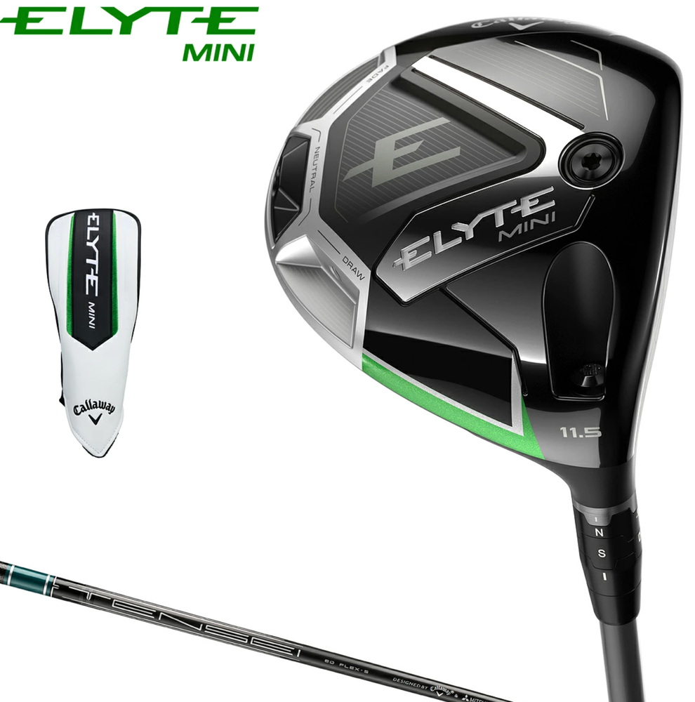 Callaway ELYTE mini Driver 11.5deg RH TENSEI GREEN 50 graphite Flex SR HC New