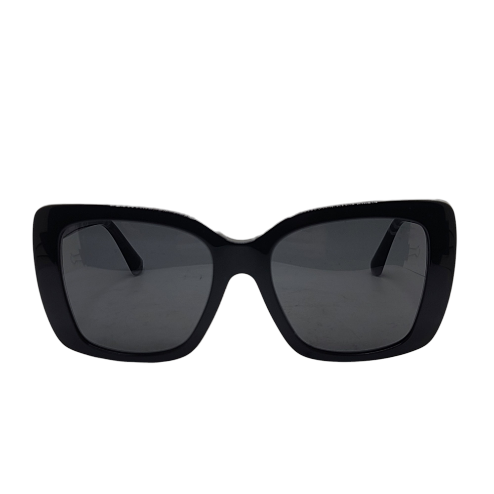 Burberry BE4456 4165/87 Black/Dark Grey Lens 54mm Women's Sunglasses