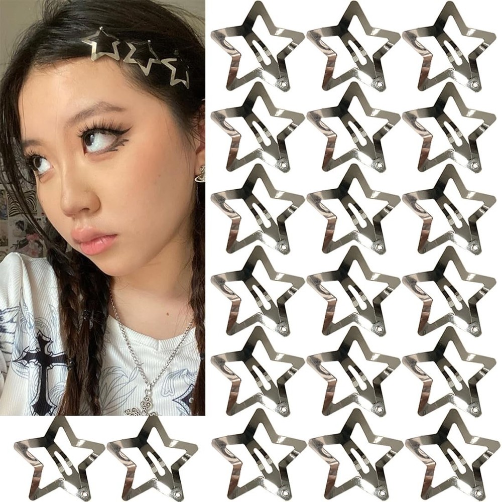 20 PCS Star Hair Clips – 1.22
