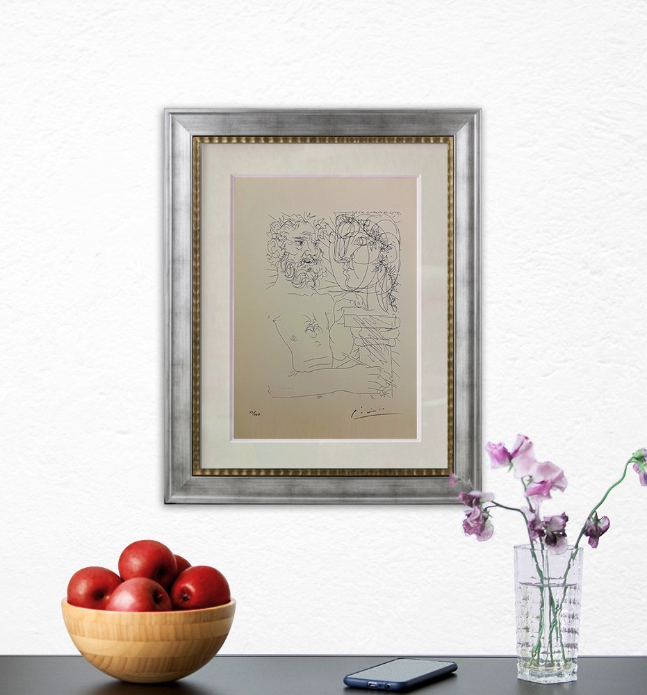 Pablo Picasso, Original Hand-signed Lithograph with COA & Appraisal of $3,500