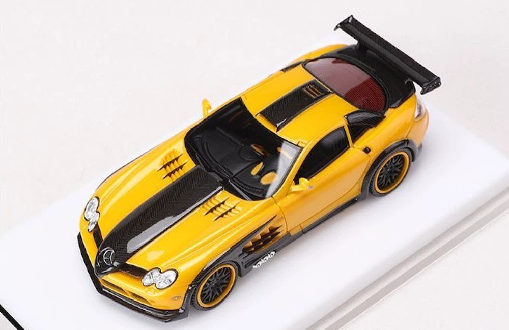 VMB 1:64 Yellow Benz SLR Hamann Coupe Racing Sport Model Diecast Resin Car