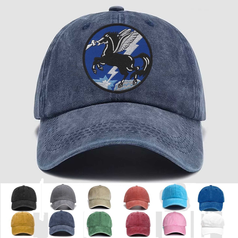 Custom Embroidered Hat 504th Fighter Squadron, Veteran Cap, Trucker Hat, Gift